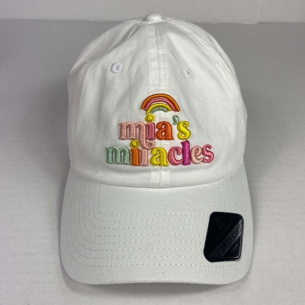 Mia’s Miracles Domeheadwear.co Style 1 White 100% Cotton Style Hat